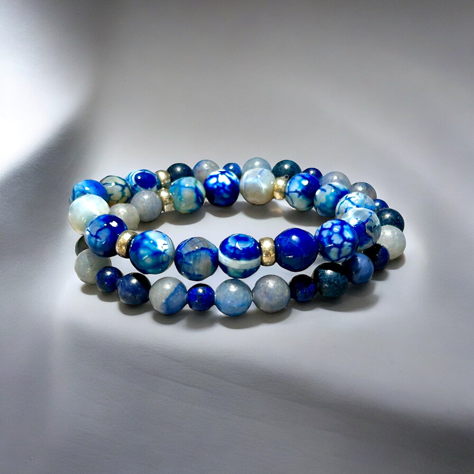 Wrap Set Blue Agate