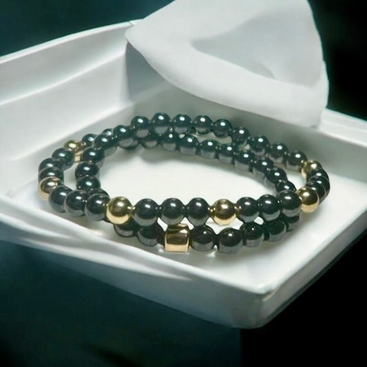 Contemporary Hematite Wrap