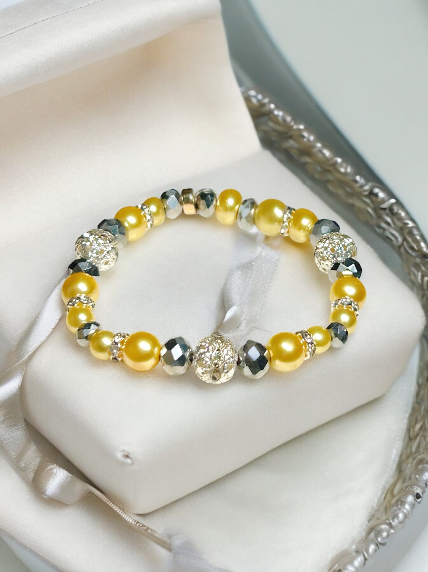 Yellow and Silver Shine