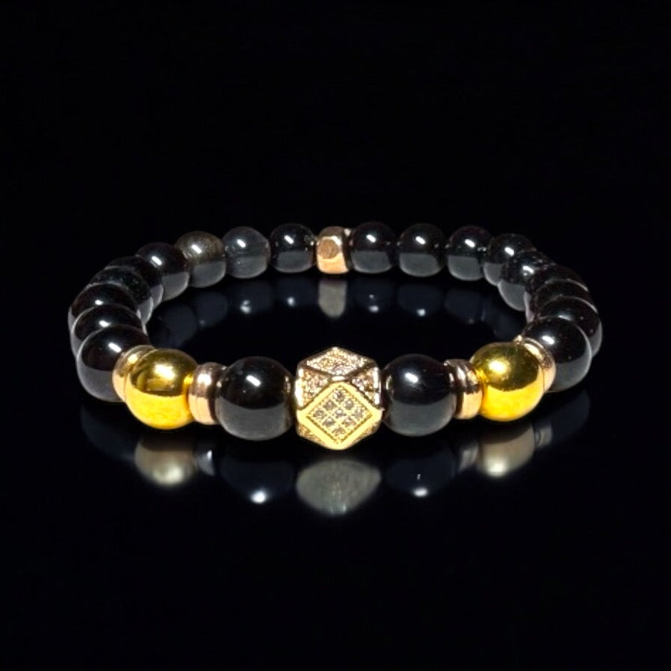 Contemporary Contrast Black & Gold