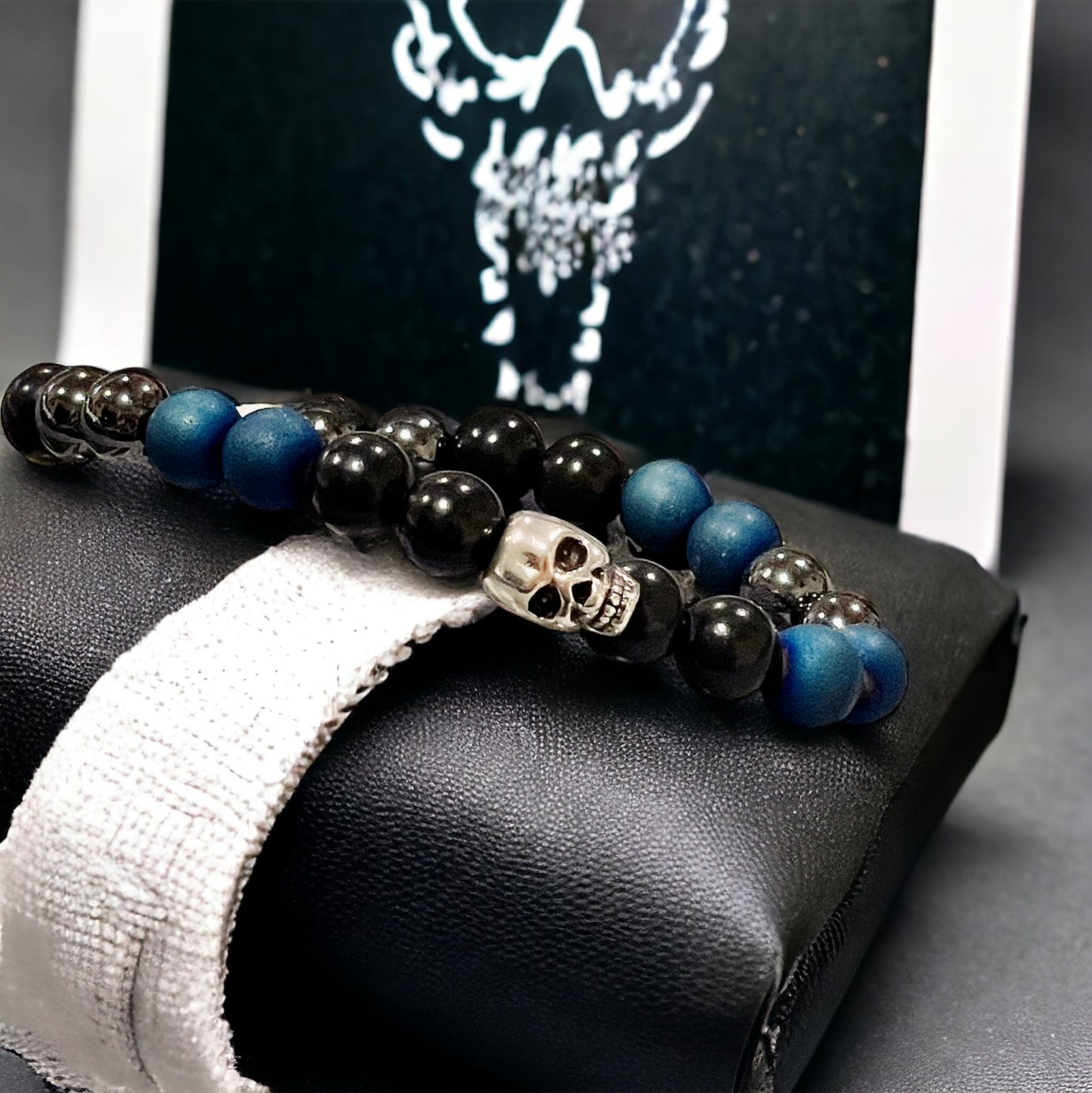 Skull Blue Druzy