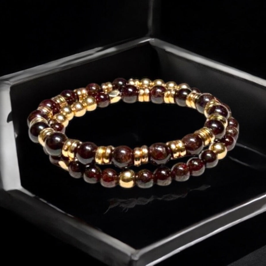 Elegant Garnet Wrap