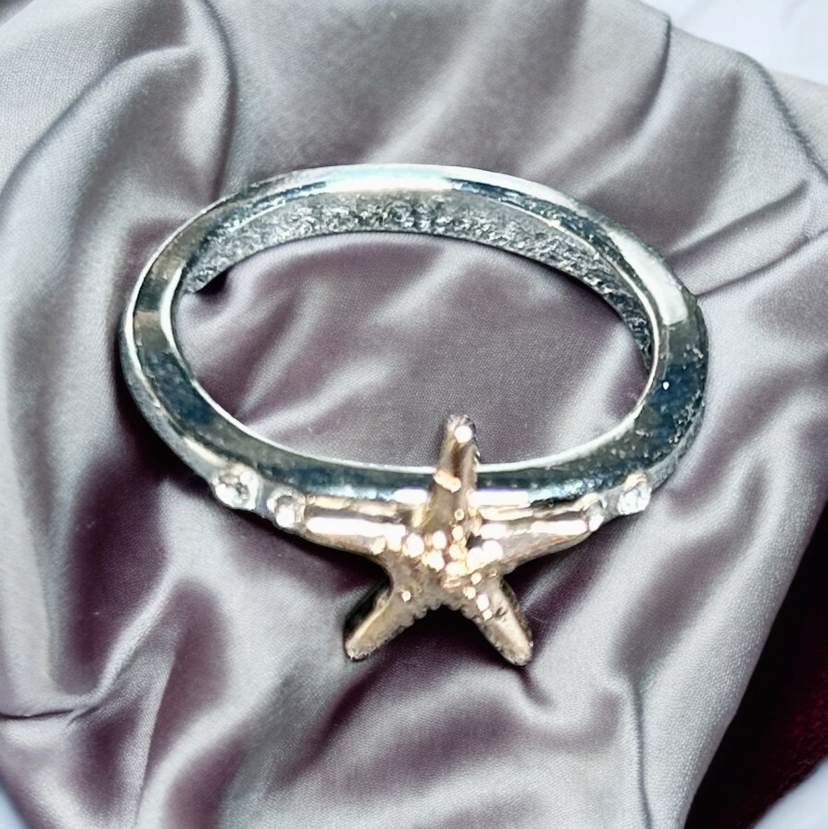 Shimmering Starfish Ring