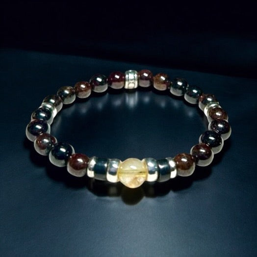 Garnet and Citrine