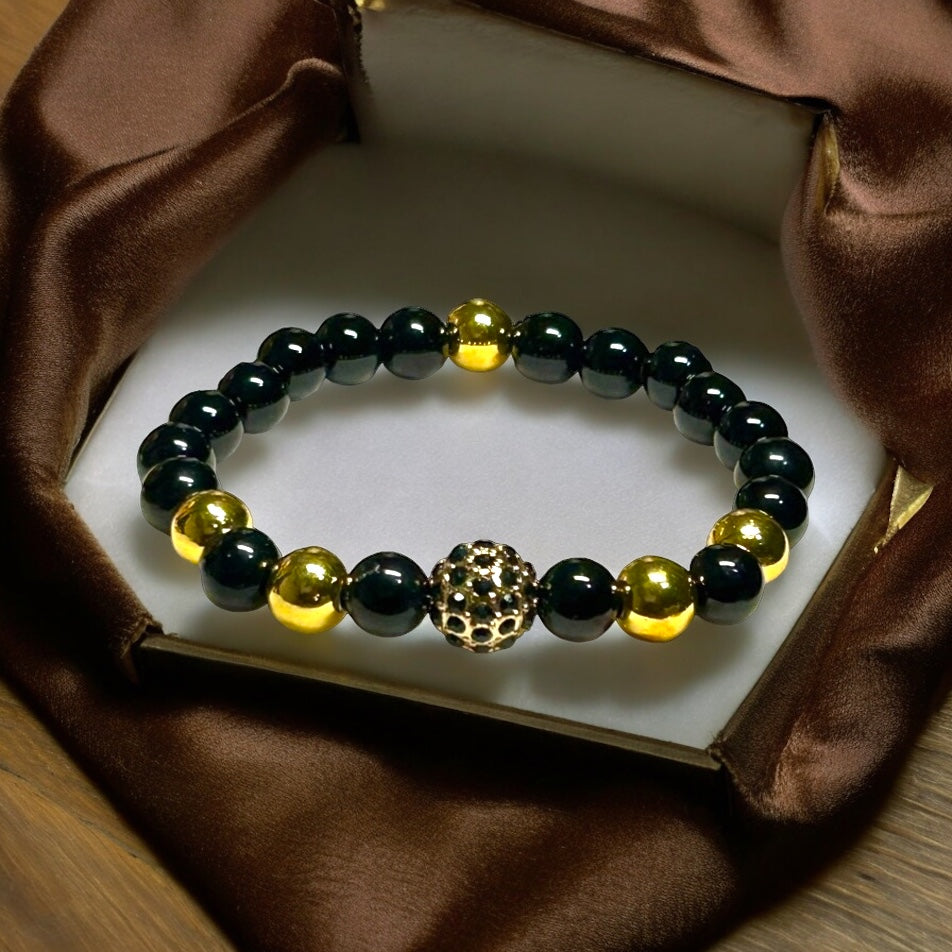 Shimmering Gold Hematite