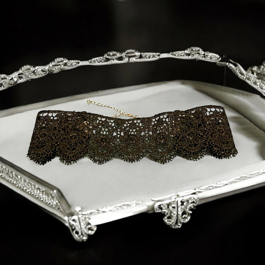 Black Lace Vintage Choker