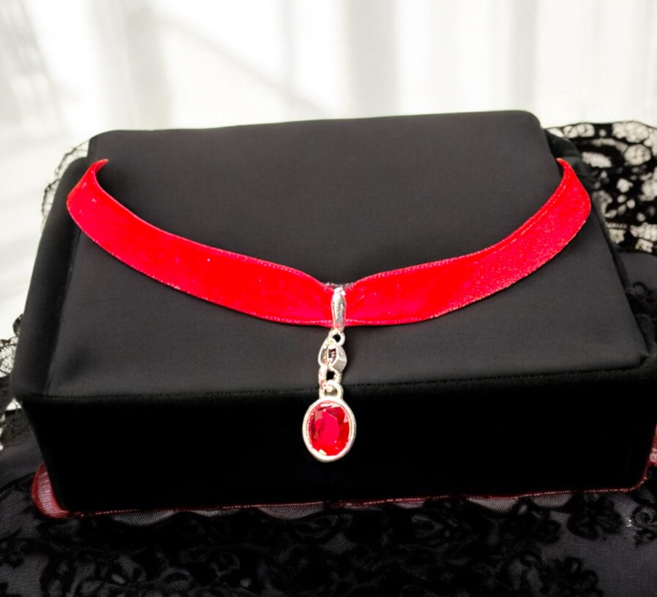 Australian Red Crystal Choker