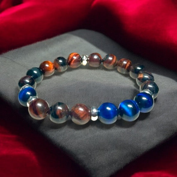 Red & Blue Tigers Eye