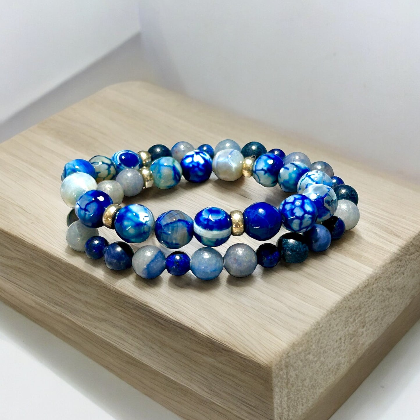 Wrap Set Blue Agate