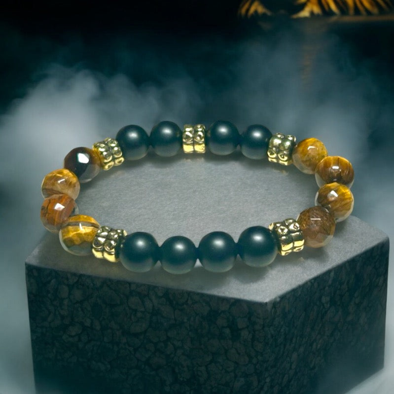 Faceted Tigers Eye