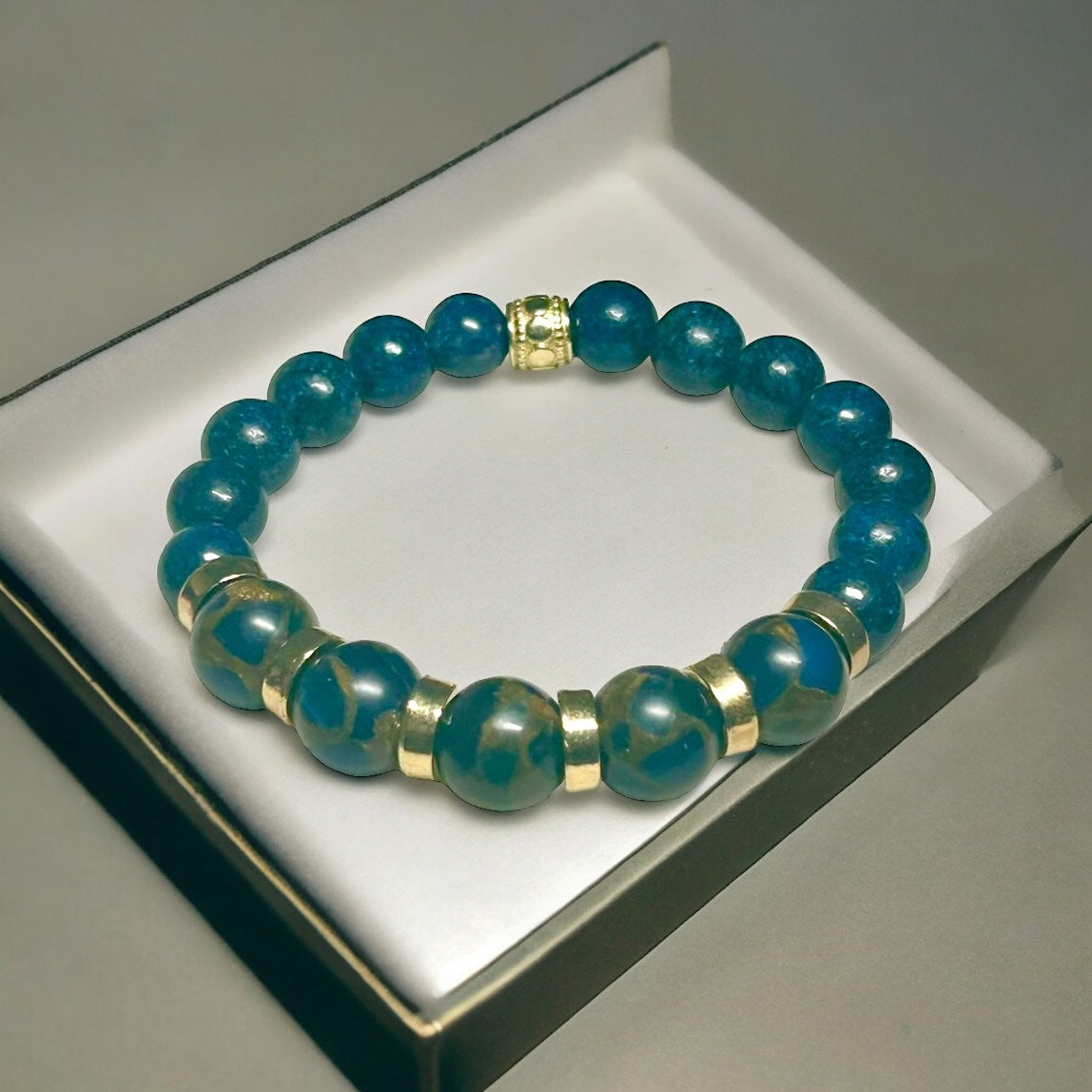 Imperial Jasper & Lapis Bracelet