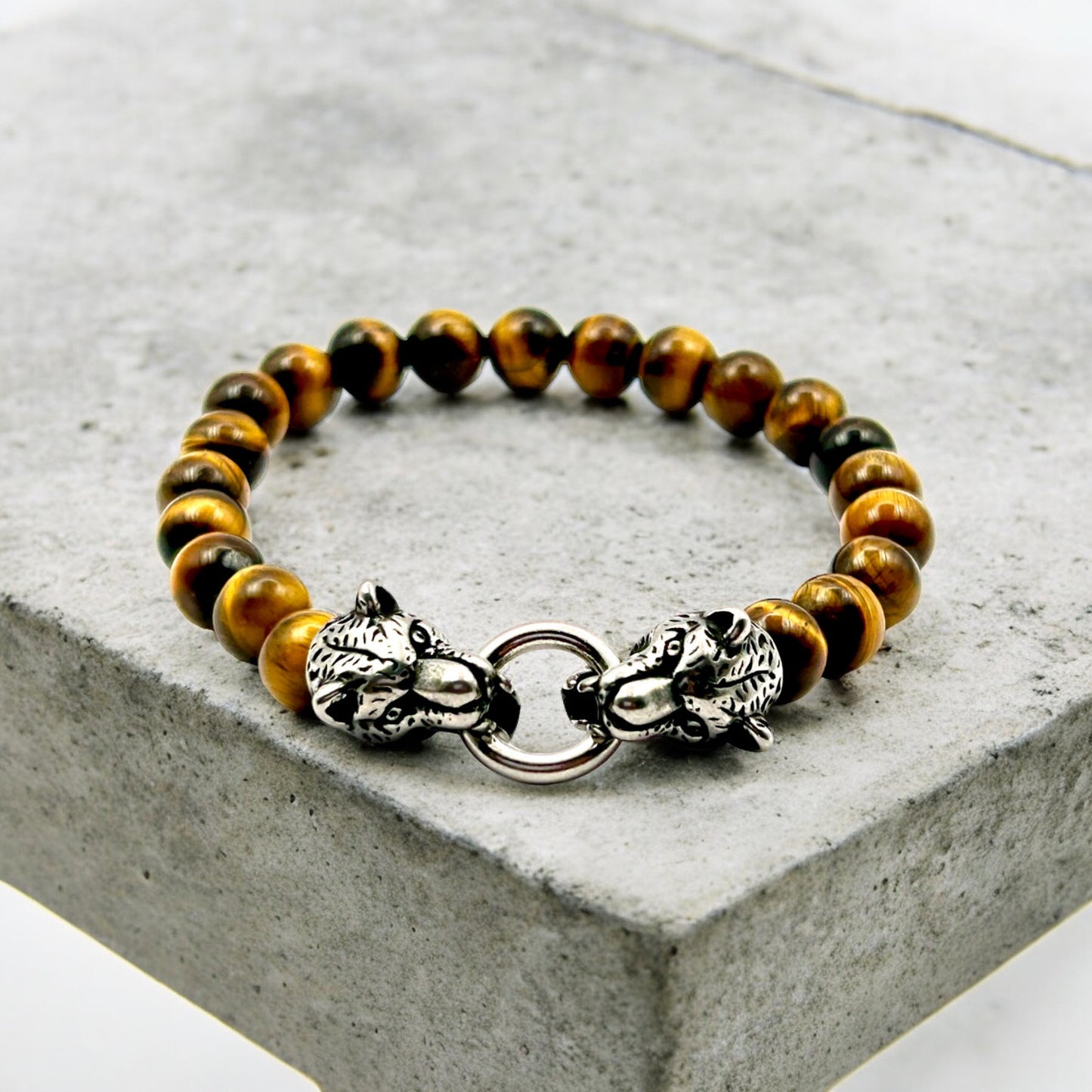 Wolf Head Tigers Eye