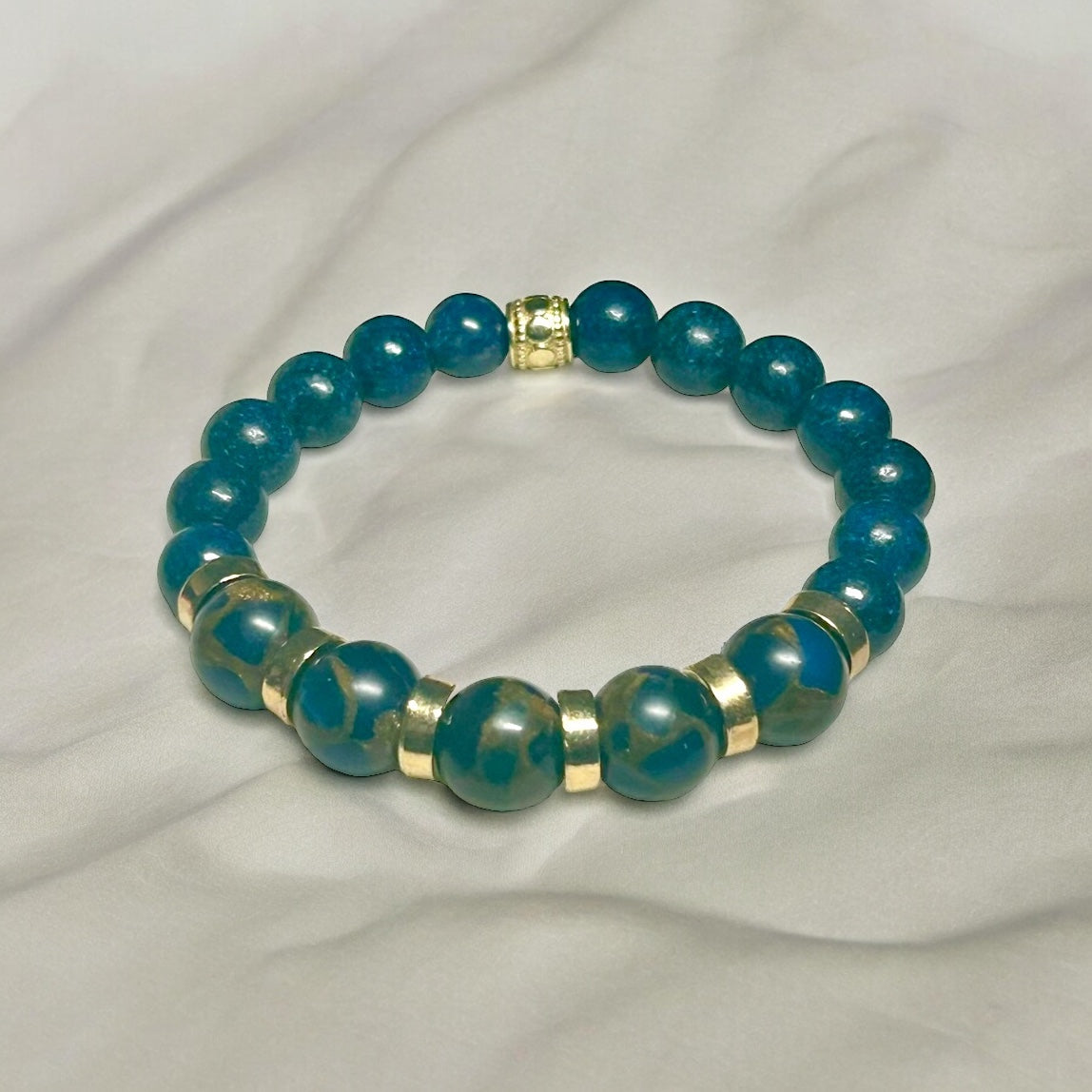 Imperial Jasper & Lapis Bracelet