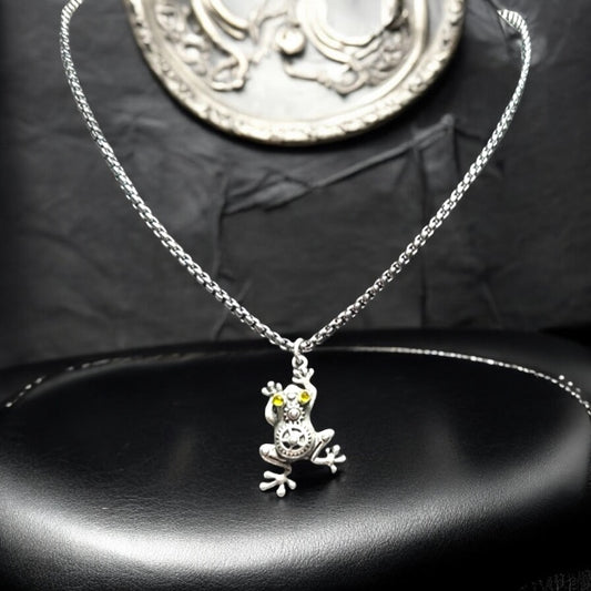 Steampunk Frog Pendant