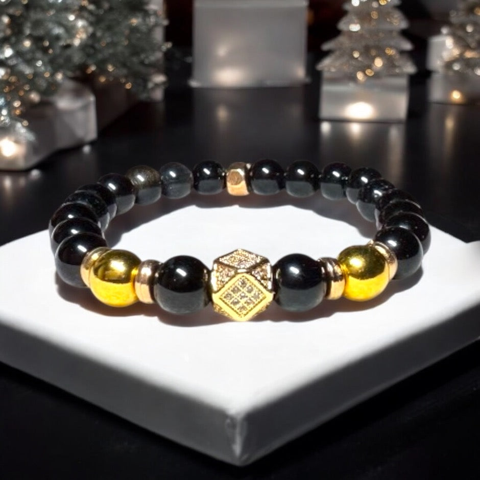 Contemporary Contrast Black & Gold