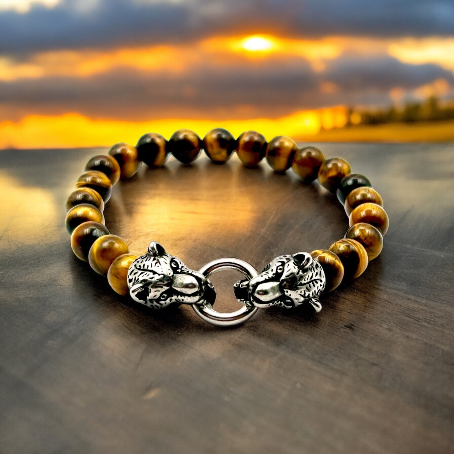 Wolf Head Tigers Eye