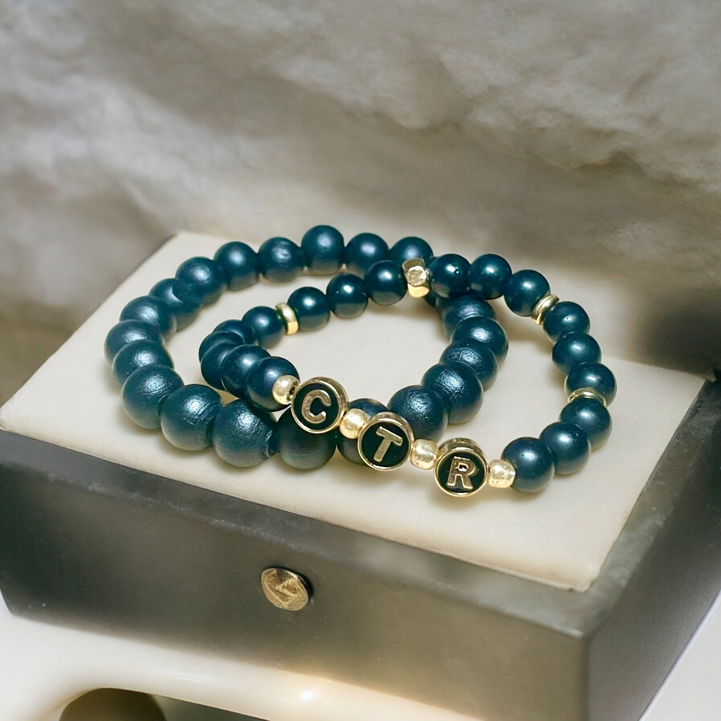 CTR Bracelet with Black Onyx Set