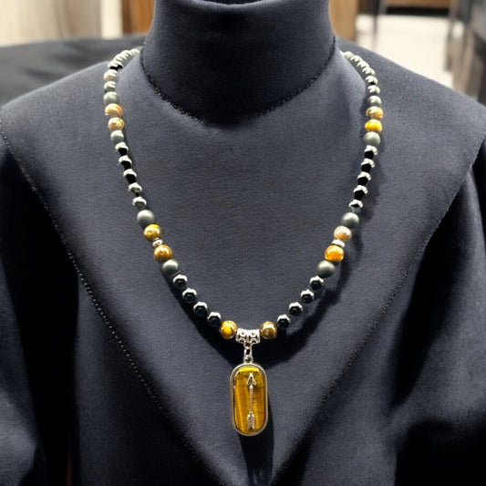 Tigers Eye Pendant Necklace