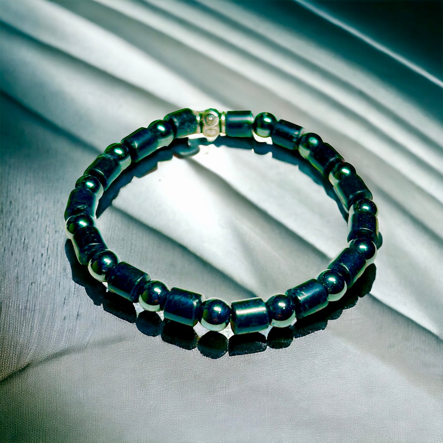 Black Jade and Hematite