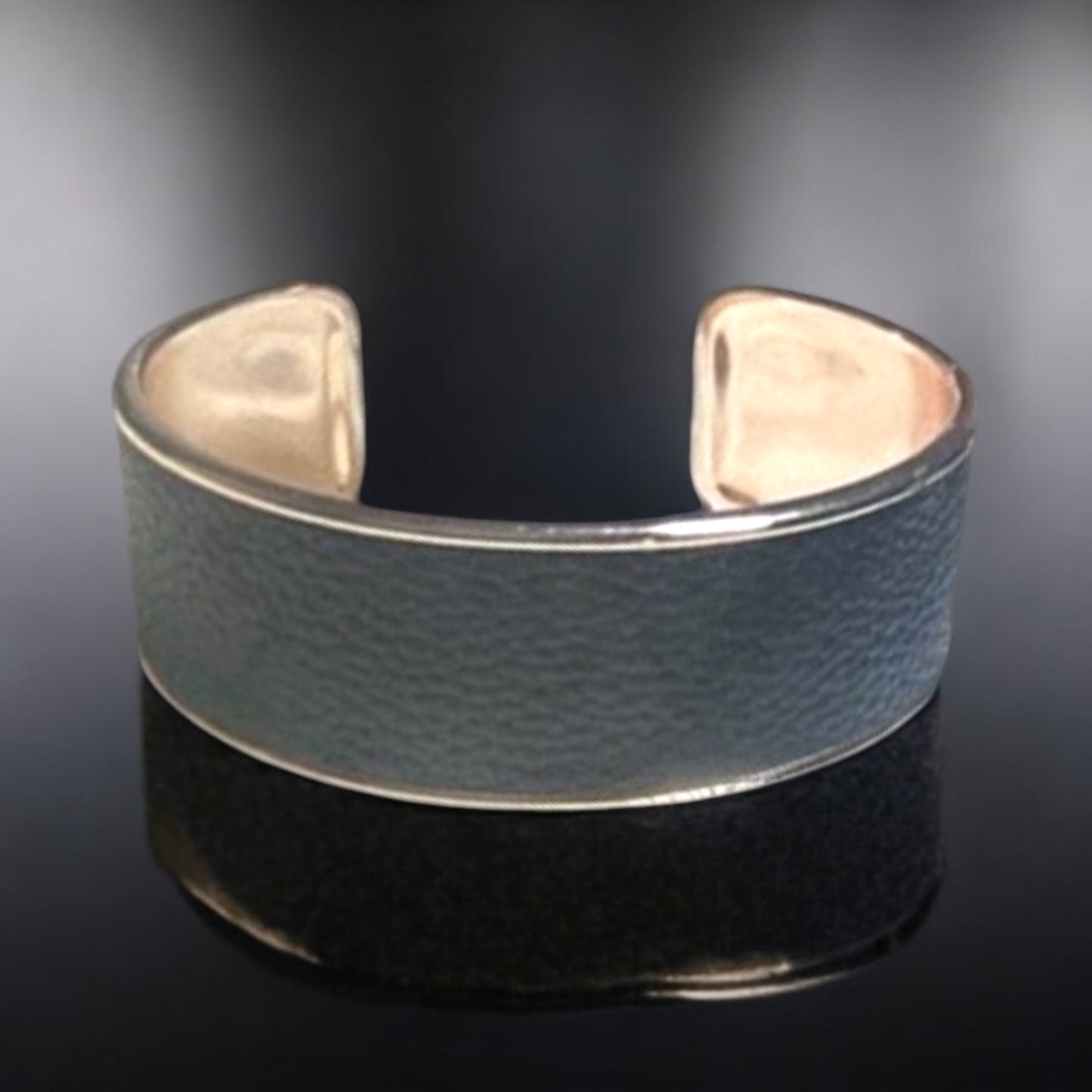 Men’s Metal & Leather Cuff