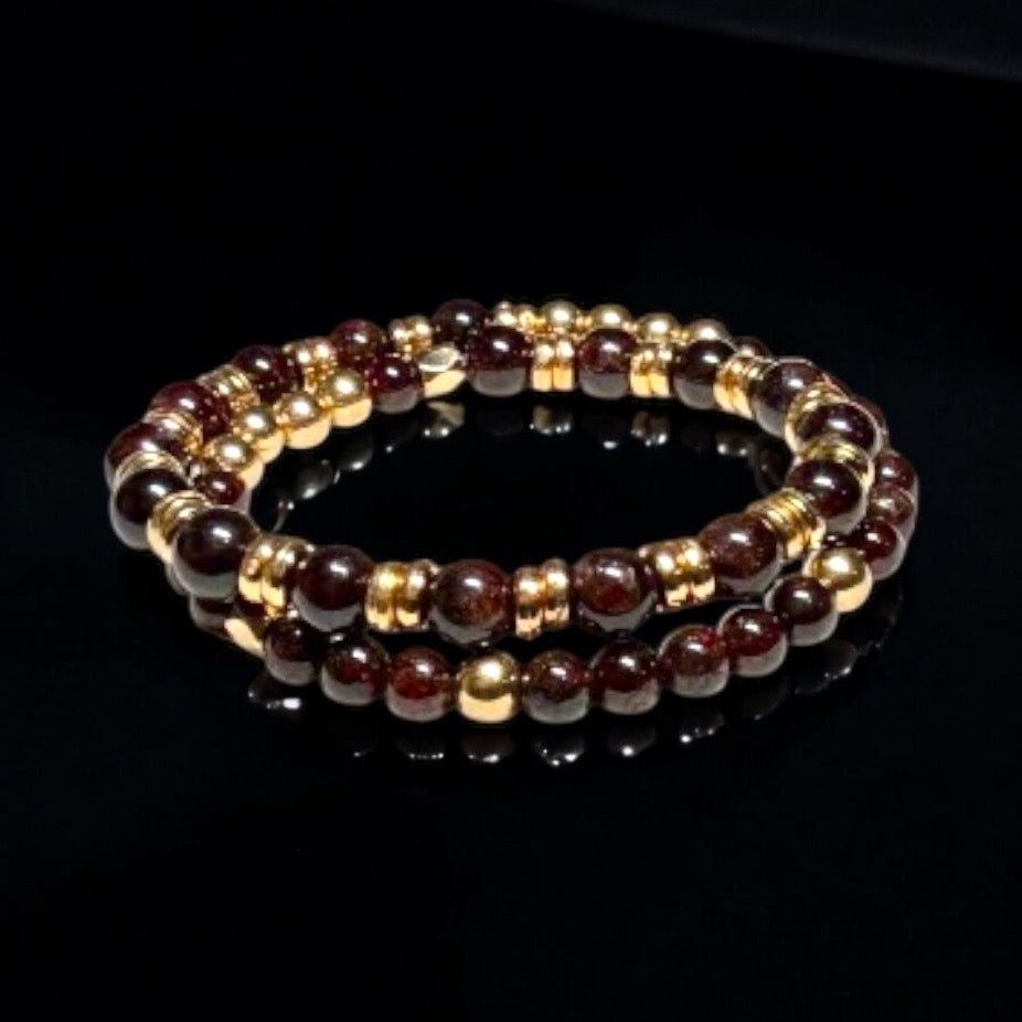 Elegant Garnet Wrap