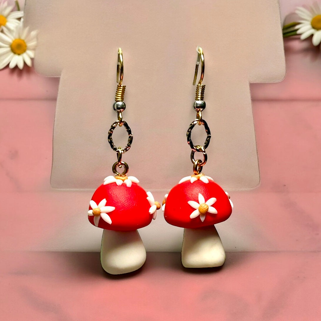 Mushroom Earrings