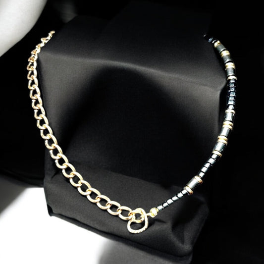 Chic Modern Chain & Heishi