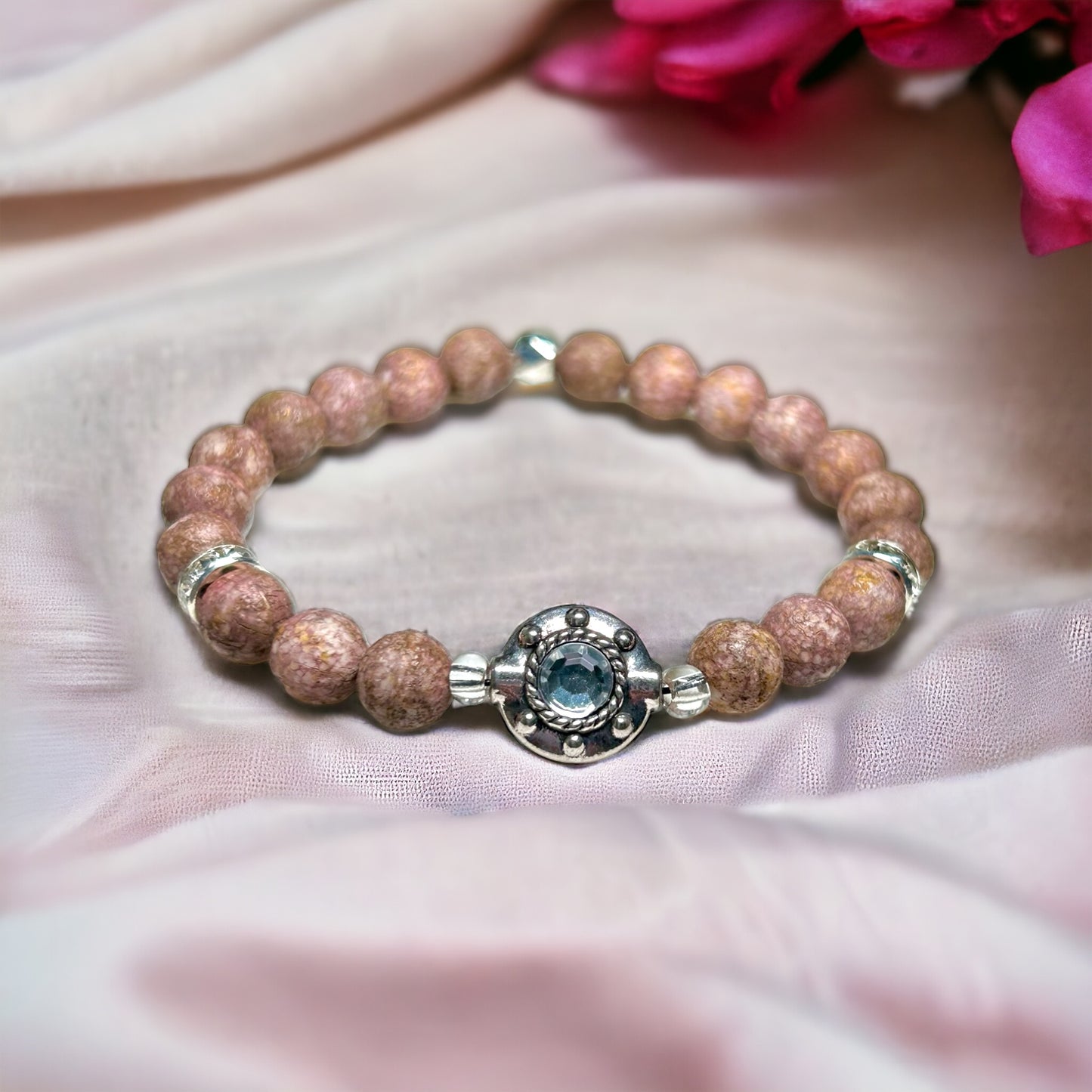 Through the Looking Glass Rose Laborite Bracelet