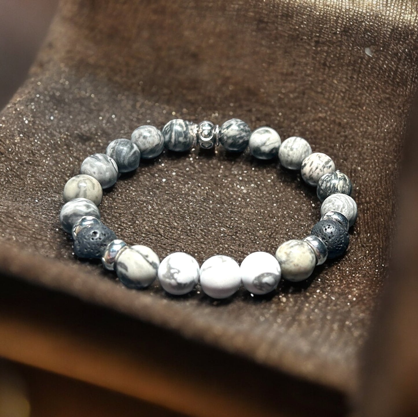 Gray Laborite and Howlite