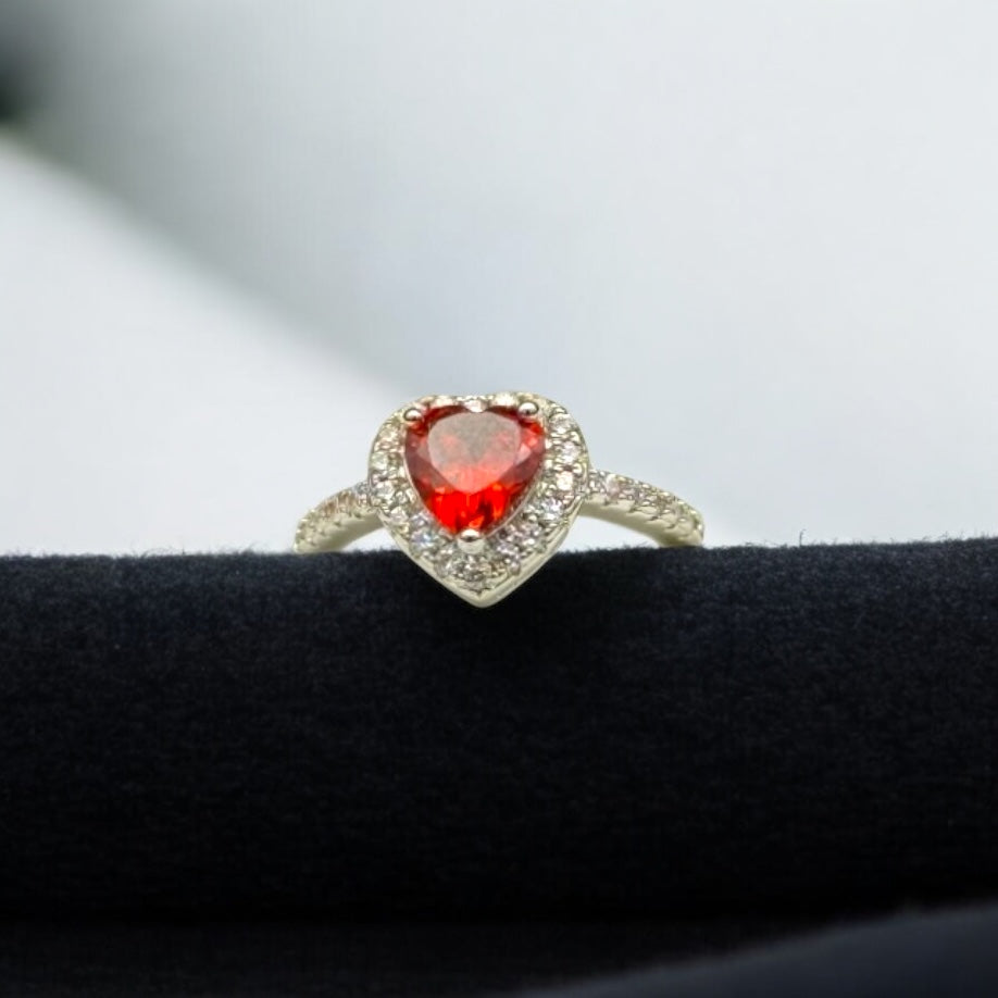 Ruby Heart Ring