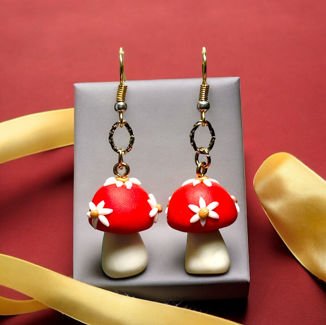 Mushroom Earrings