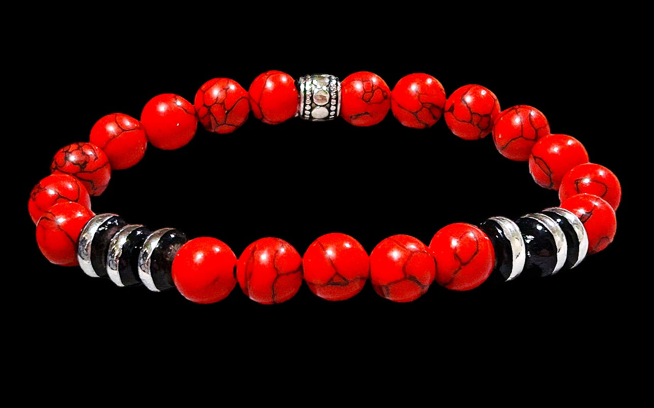 Sphere Red Howlite