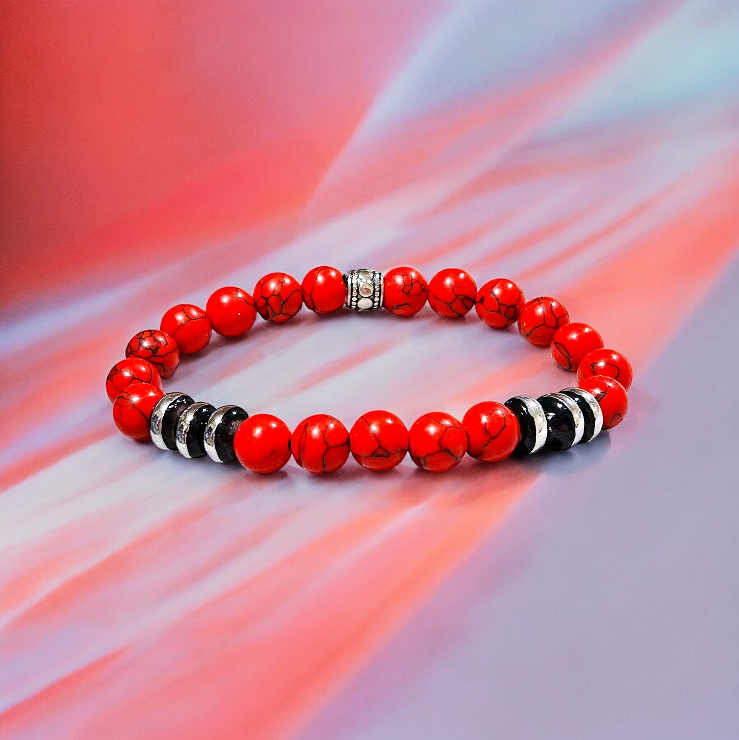 Sphere Red Howlite