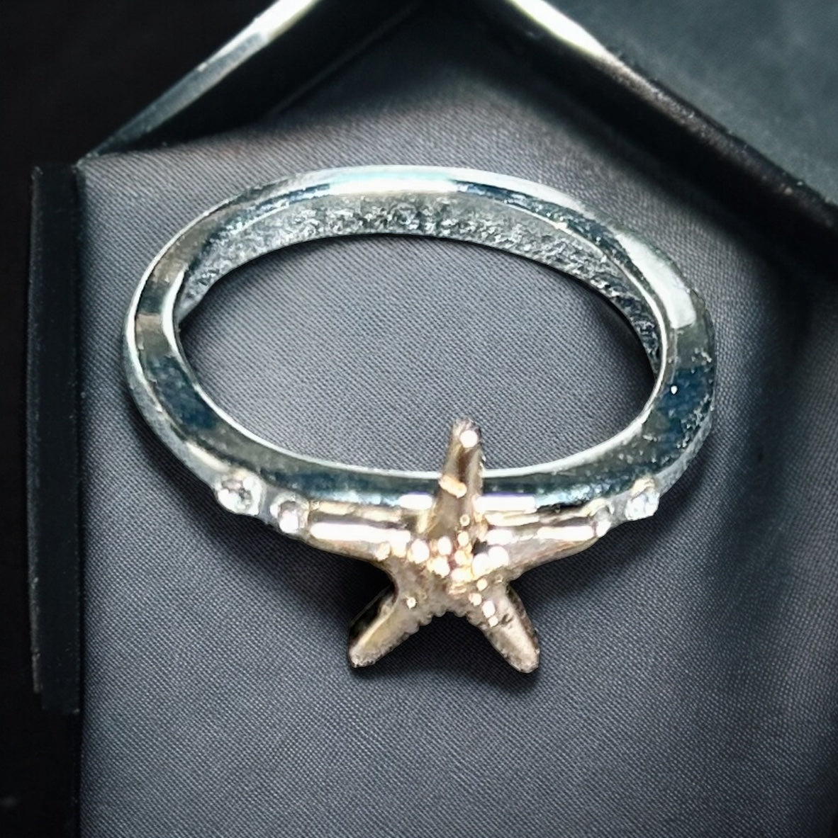 Shimmering Starfish Ring