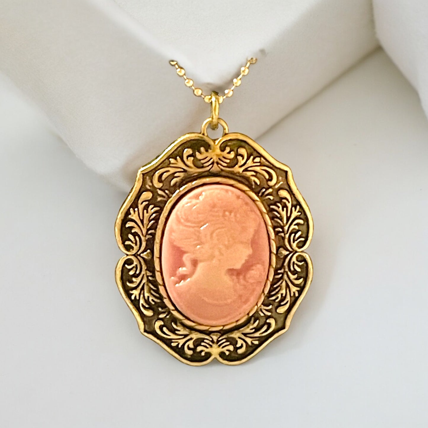 Ornate Cameo Necklace