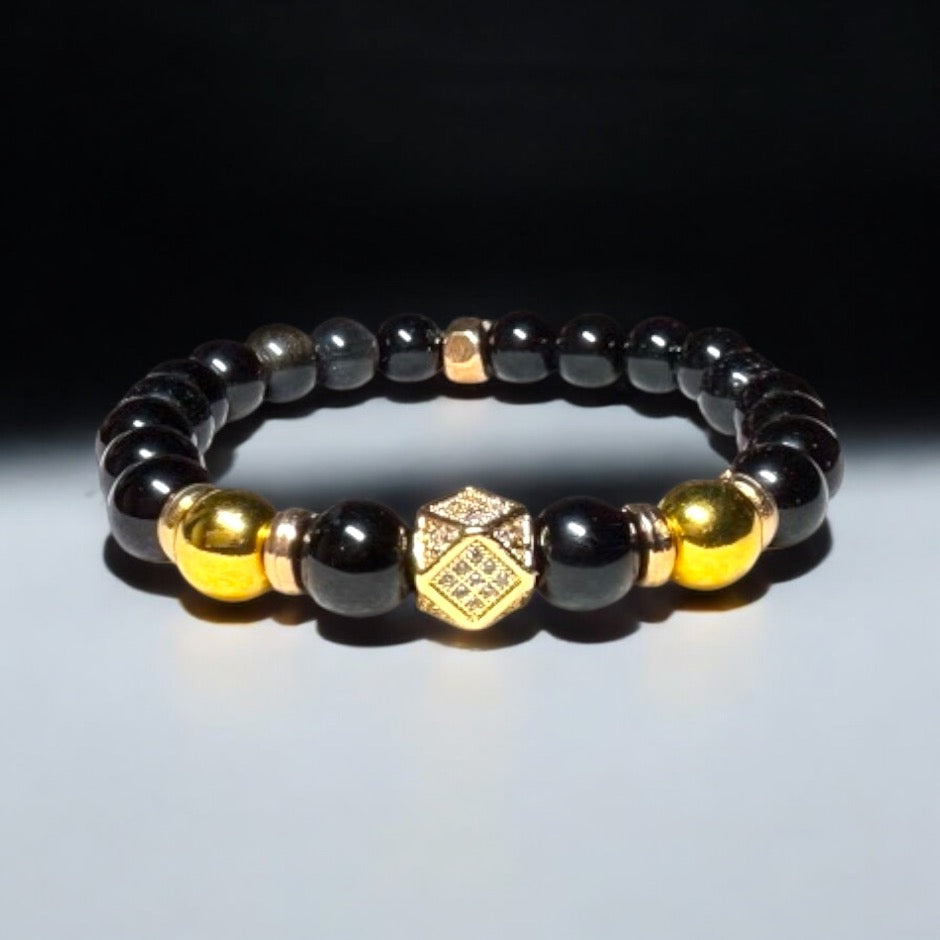 Contemporary Contrast Black & Gold