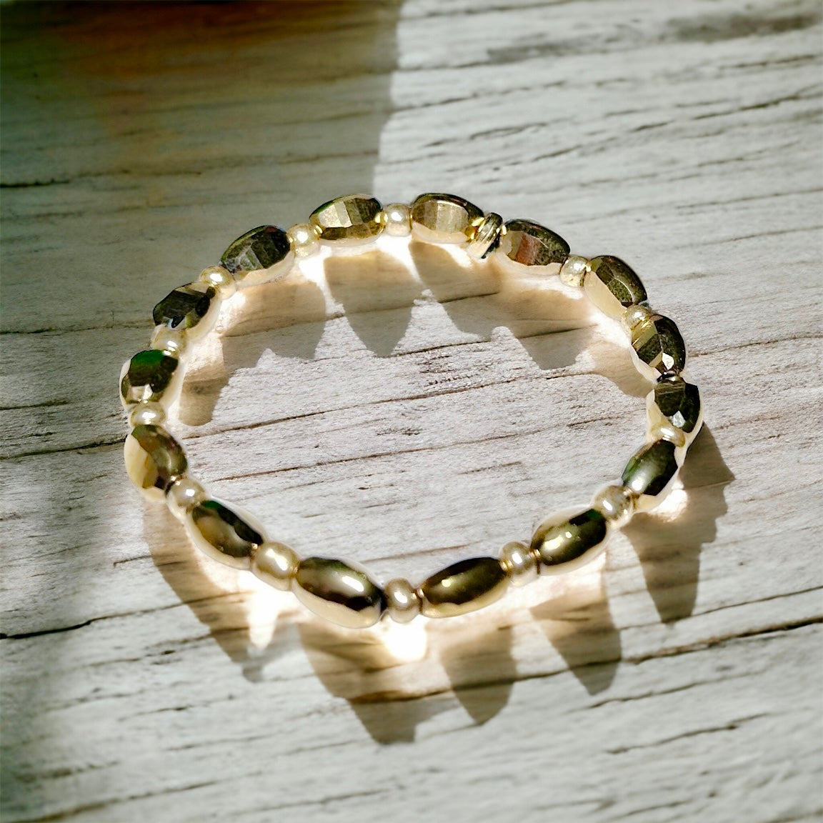 Gold Plated Hematite