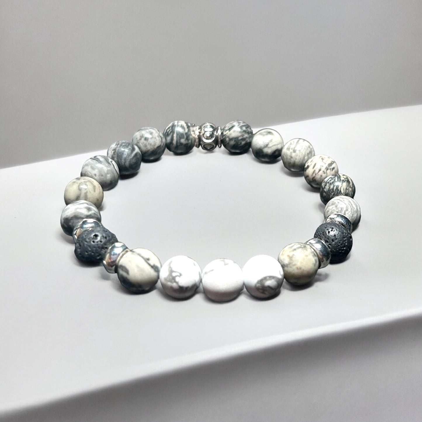 Gray Laborite and Howlite