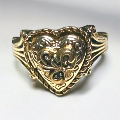 Heart Locket Ring