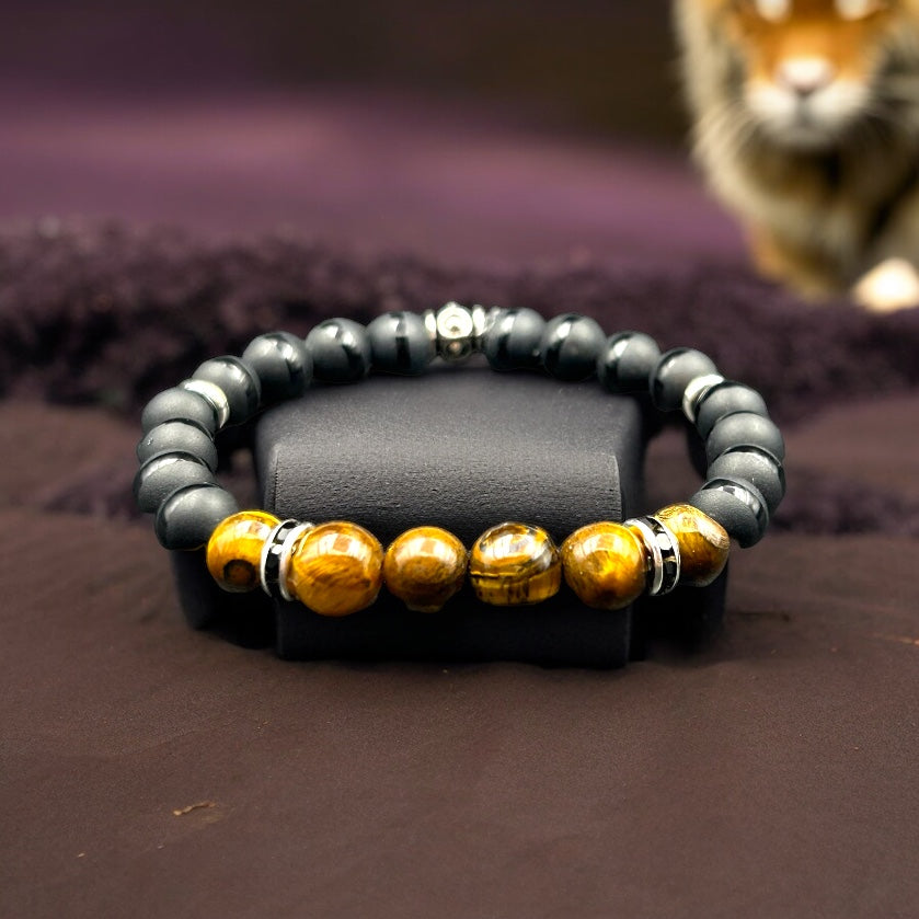 Tigers Eye w/ Black Onyx