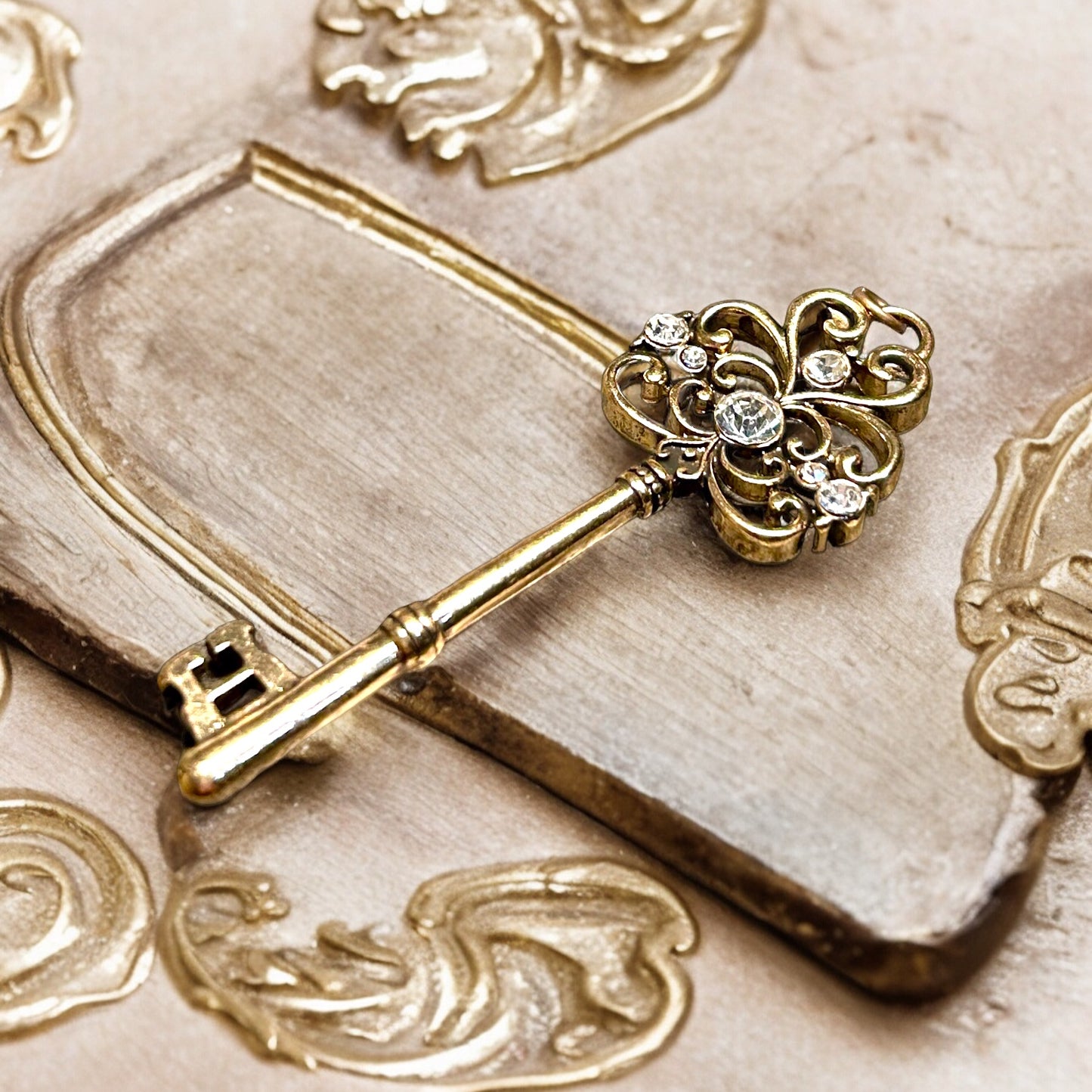 Large Ornate Key Pendant