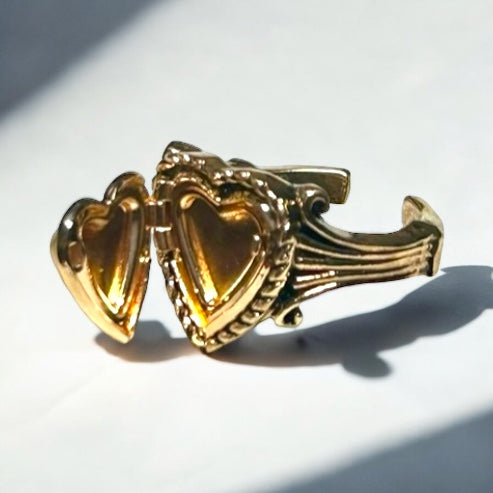 Heart Locket Ring